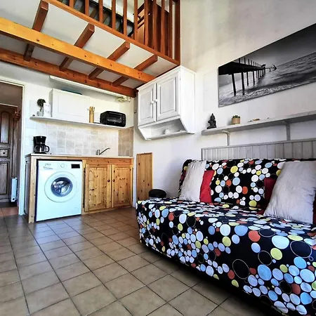 Villa Grande Bleue - T1 Cab Mezz 6 Couchages Port Mae-3361 Leucate