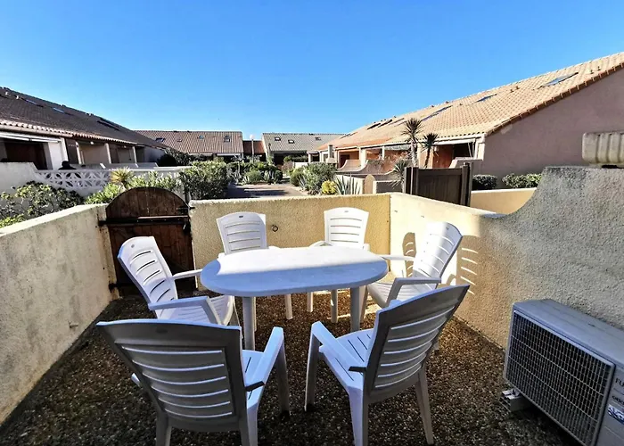Villa Grande Bleue - T1 Cab Mezz 6 Couchages Port Mae-3361 Leucate